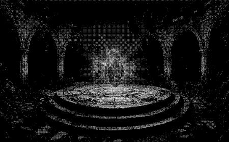 Bayer dither example - abstract pattern